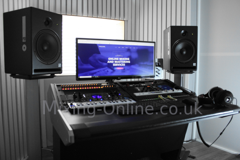 Digital audio editing studio